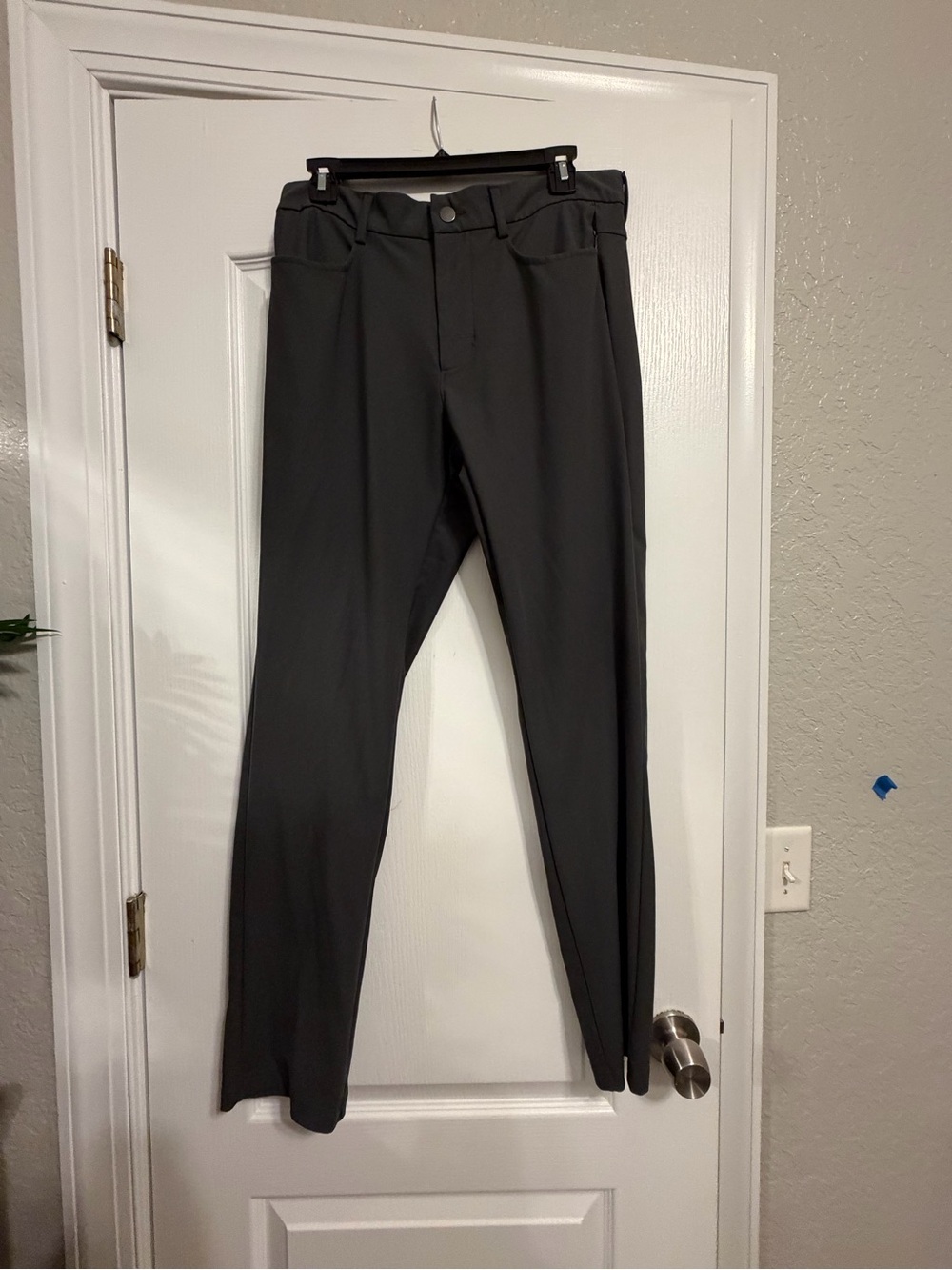 Old Navy Men's Dark Gray Straight Dress Pants